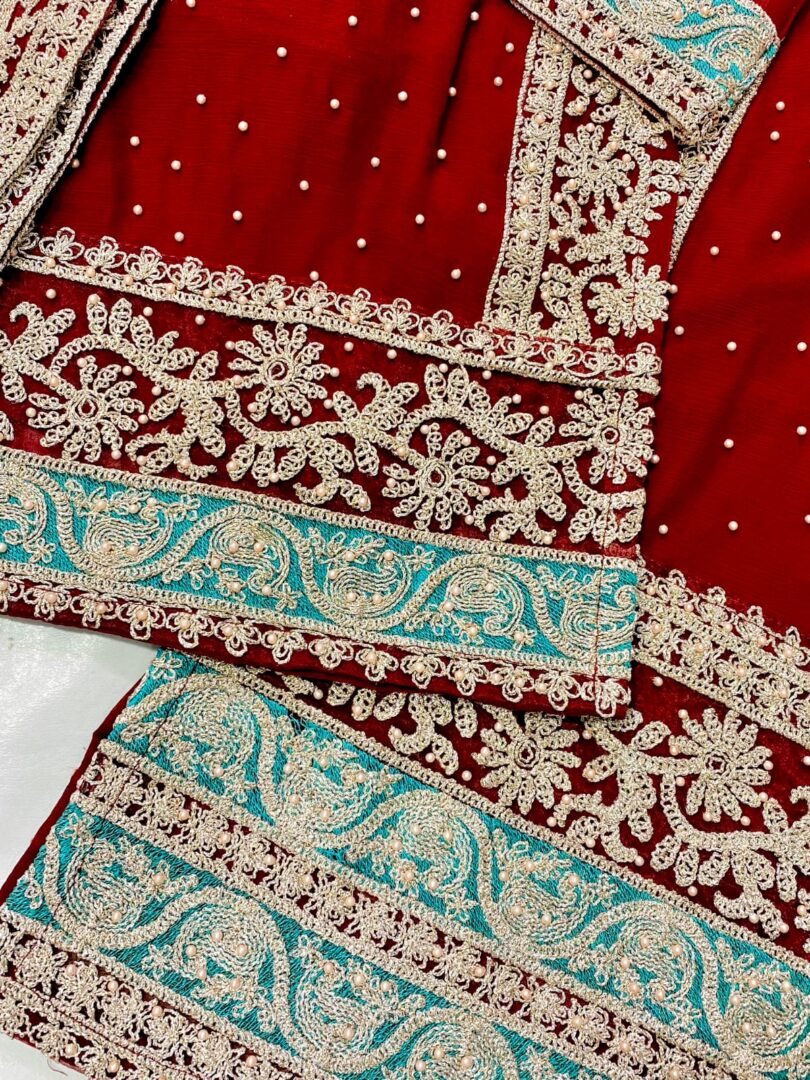 New Beautiful Chiffon Stitched Collection For Mother & Daughter 2024 - Image 4