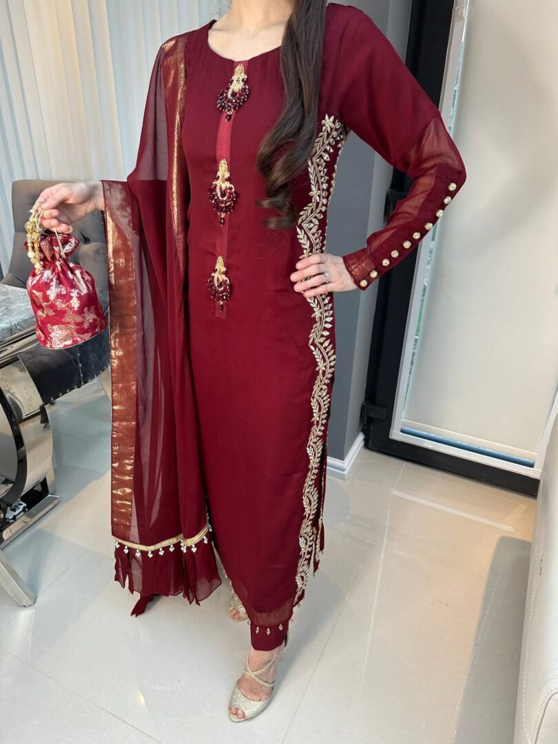 3 Piece Georgette Chiffon Suit Collection